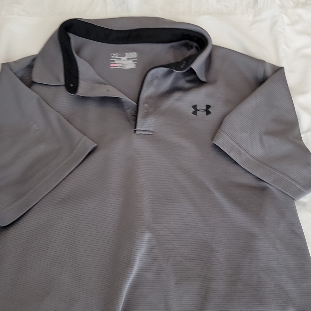 Mens Gray Polo